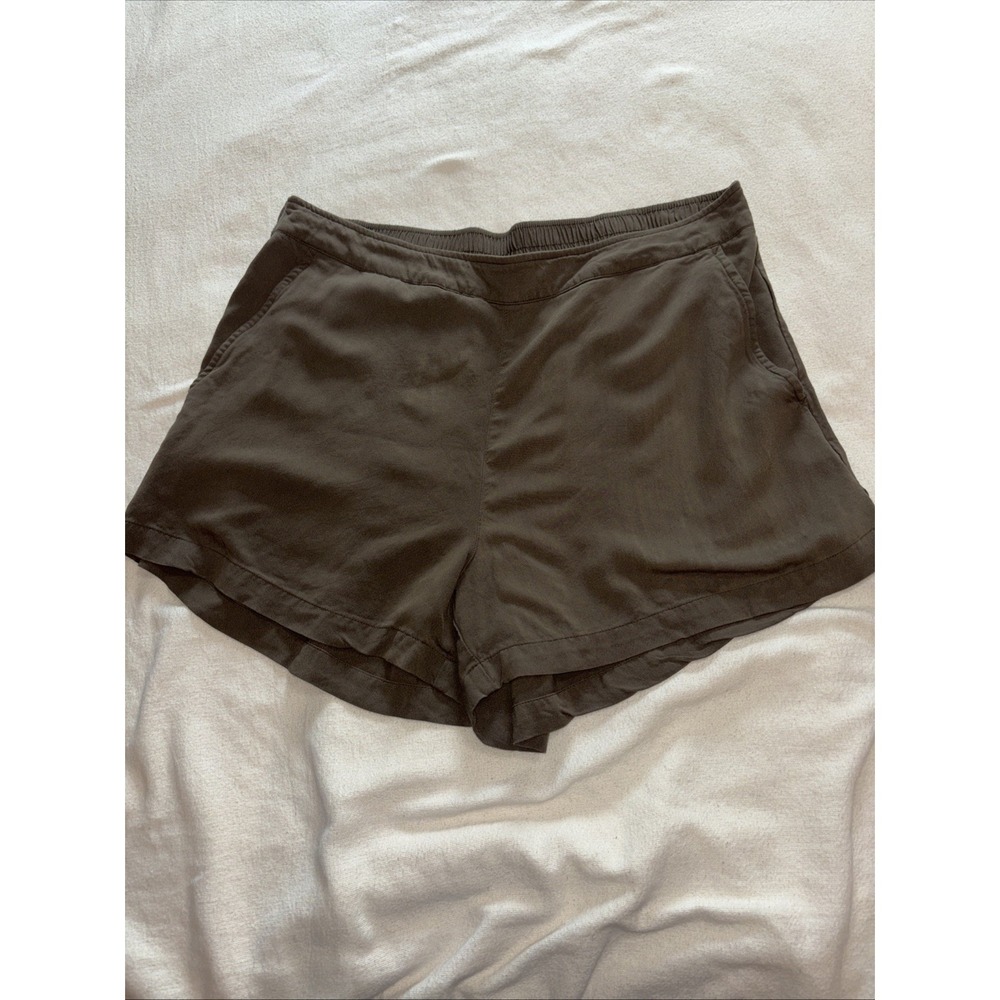 Old Navy Olive Green Active High Rise Pull On  Shorts Elastic Waist Women's XL‎